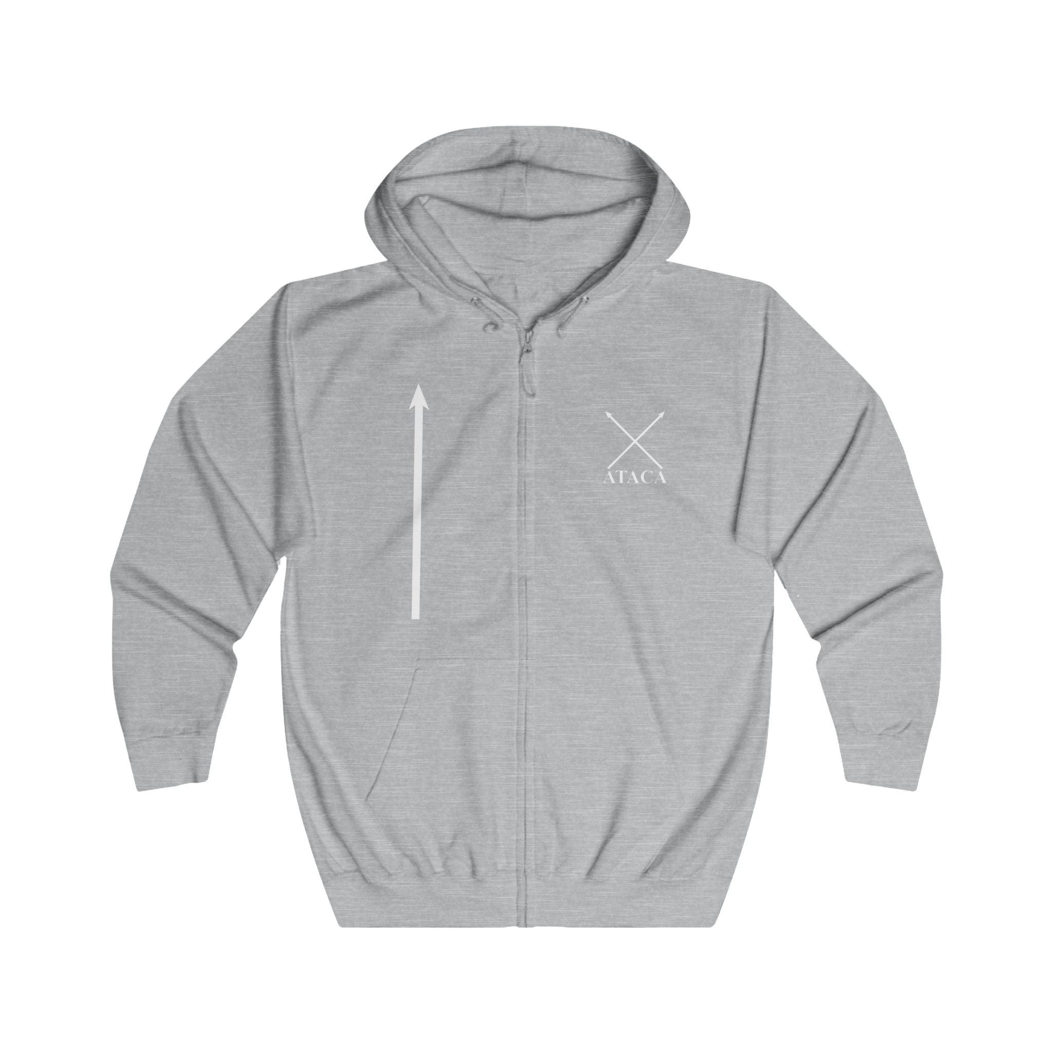 Unisex Full Zip Hoodie - Casual Comfort with Stylish Design