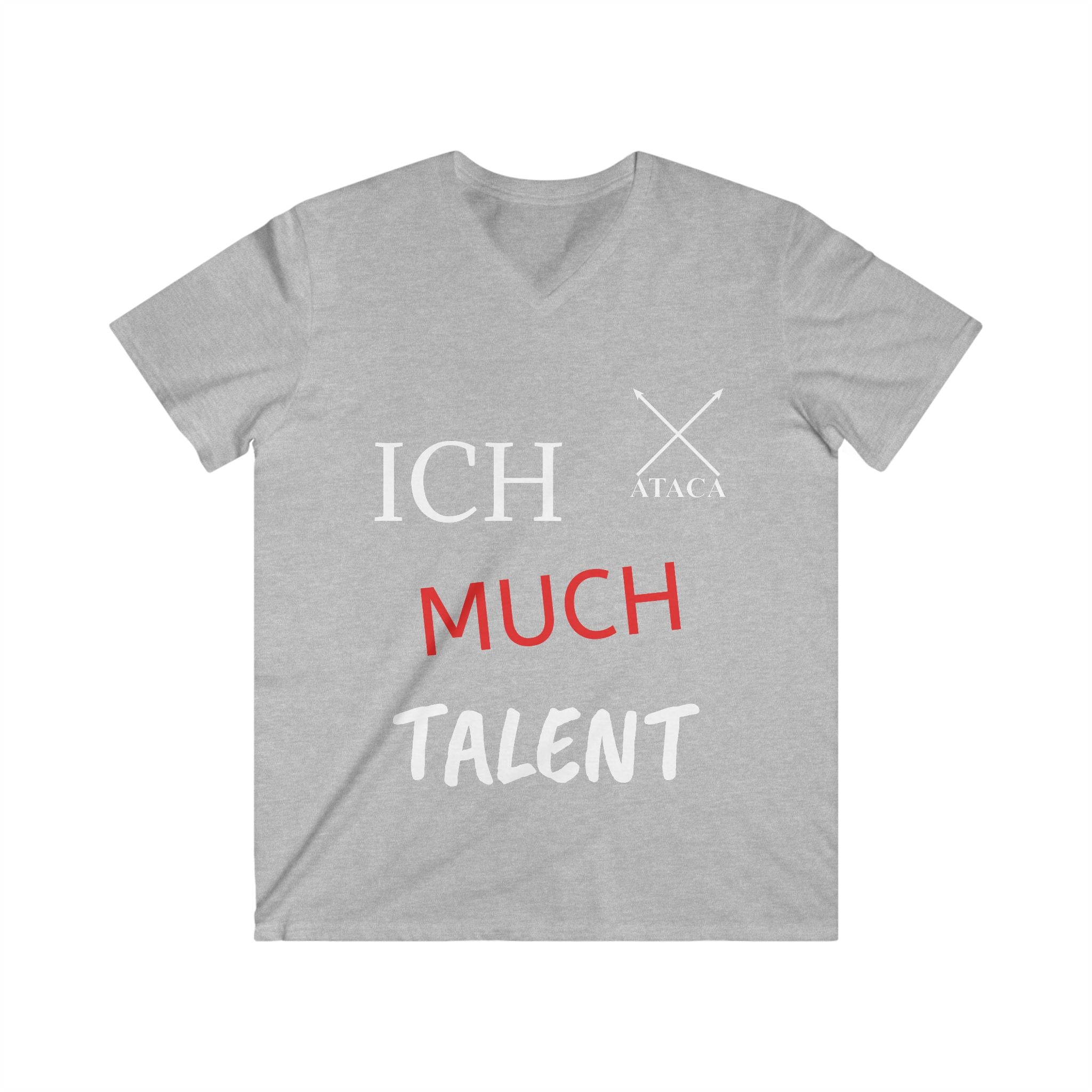 Men's Fitted V-Neck Short Sleeve Tee