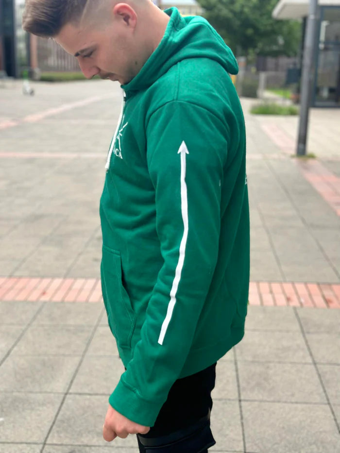 Kapuzenjacke / ZIP Hoodie grün