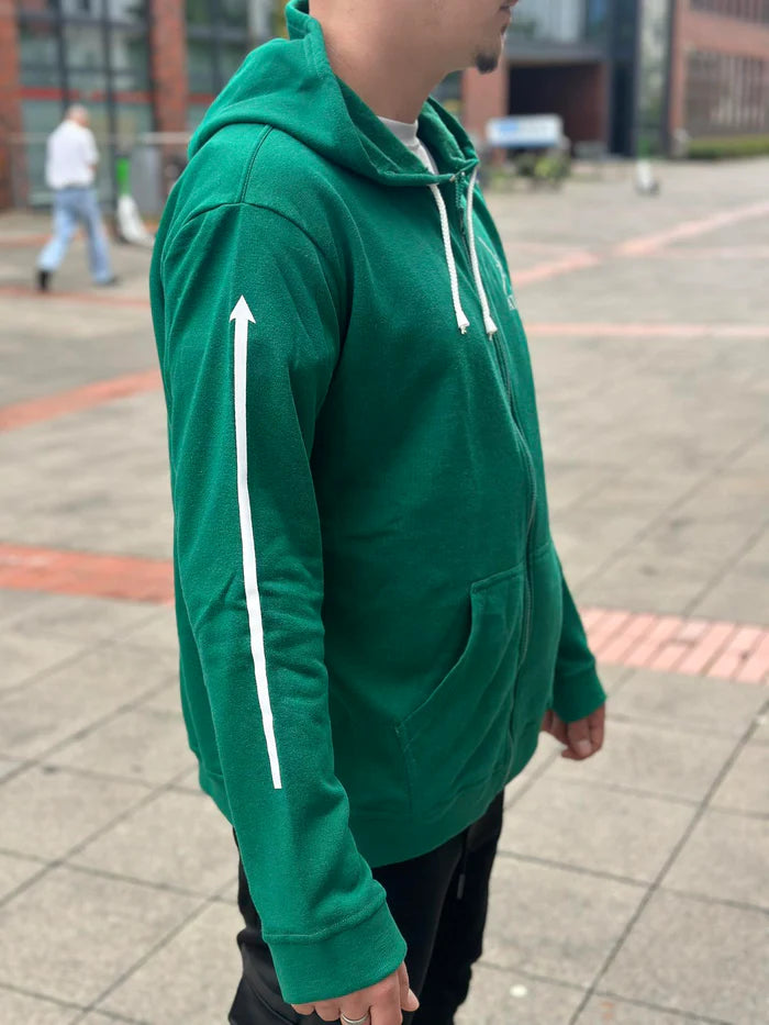 Kapuzenjacke / ZIP Hoodie grün