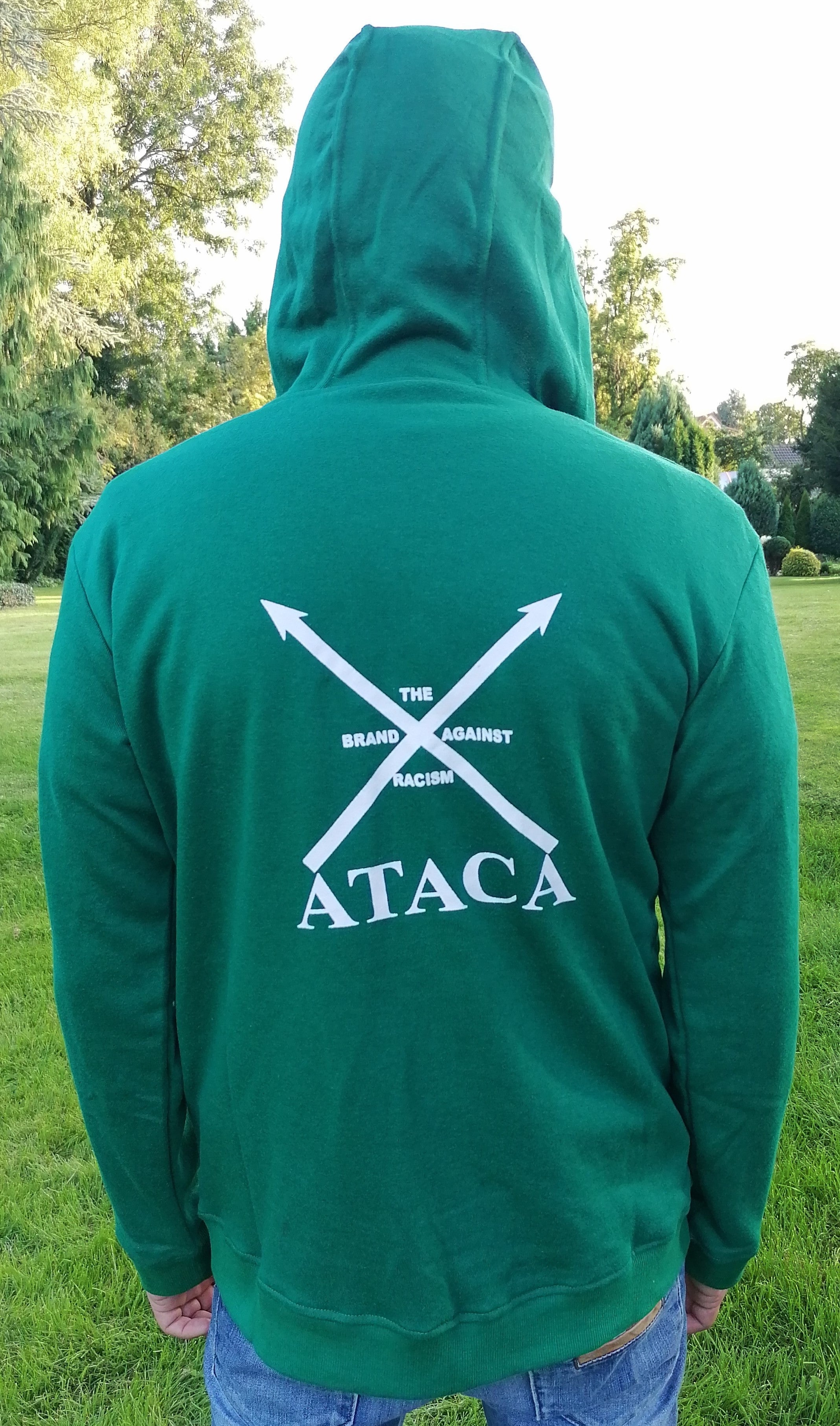 Kapuzenjacke / ZIP Hoodie grün