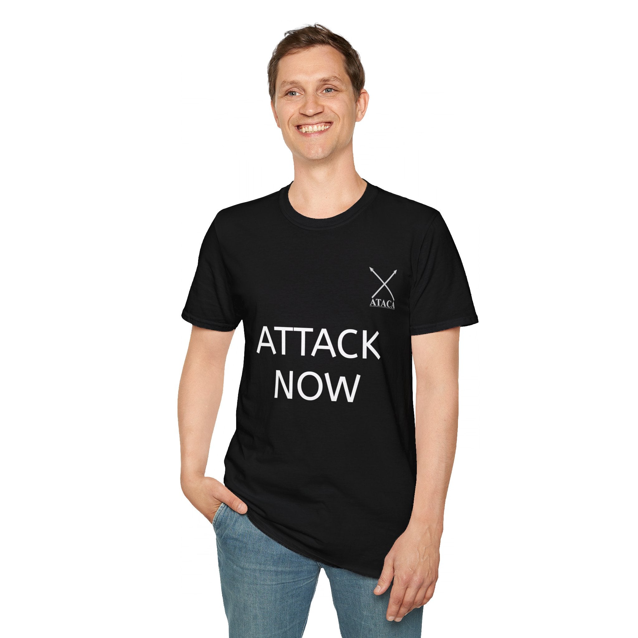 Unisex Softstyle T-Shirt "Atack Now"