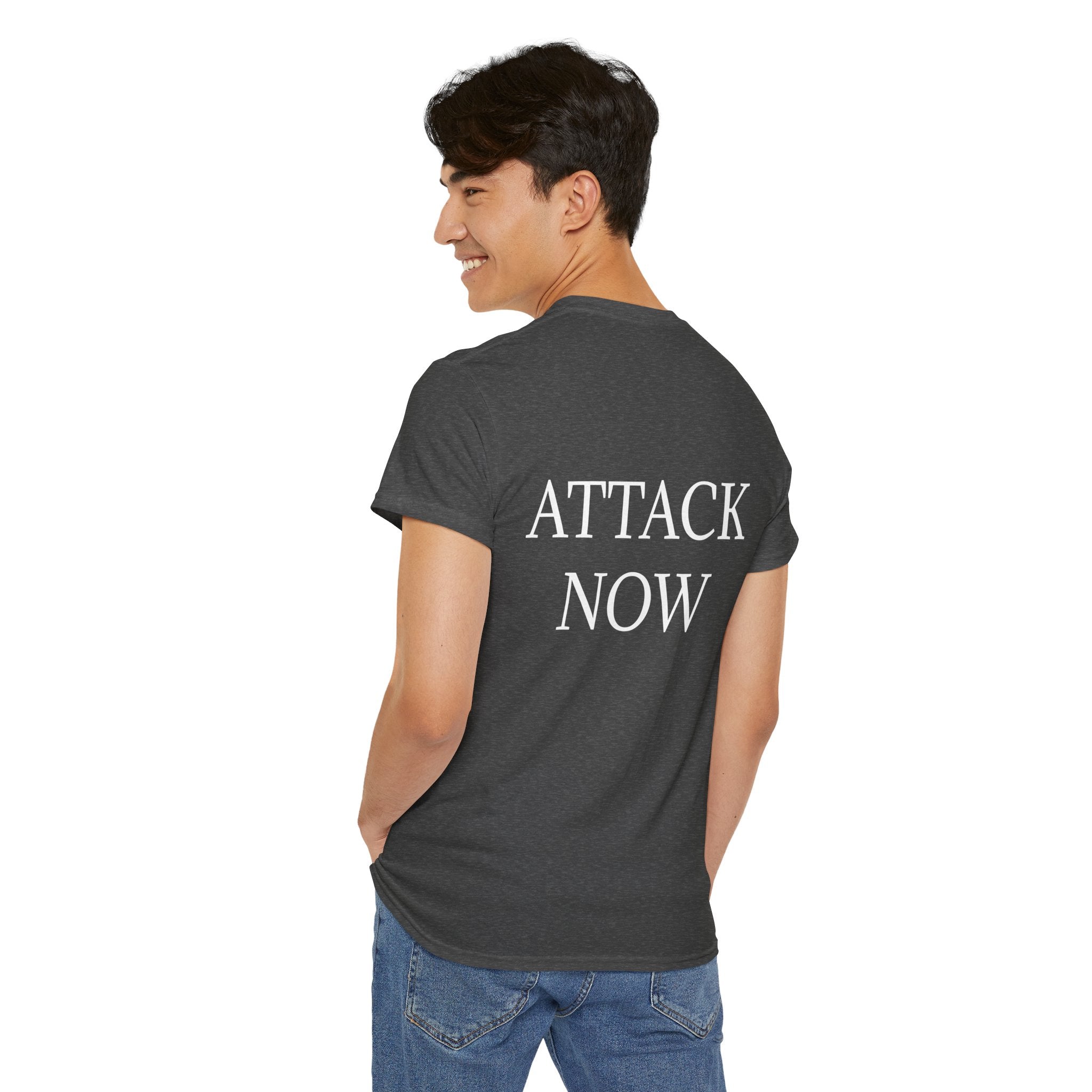 "Attack Now" Unisex Heavy Cotton Tee