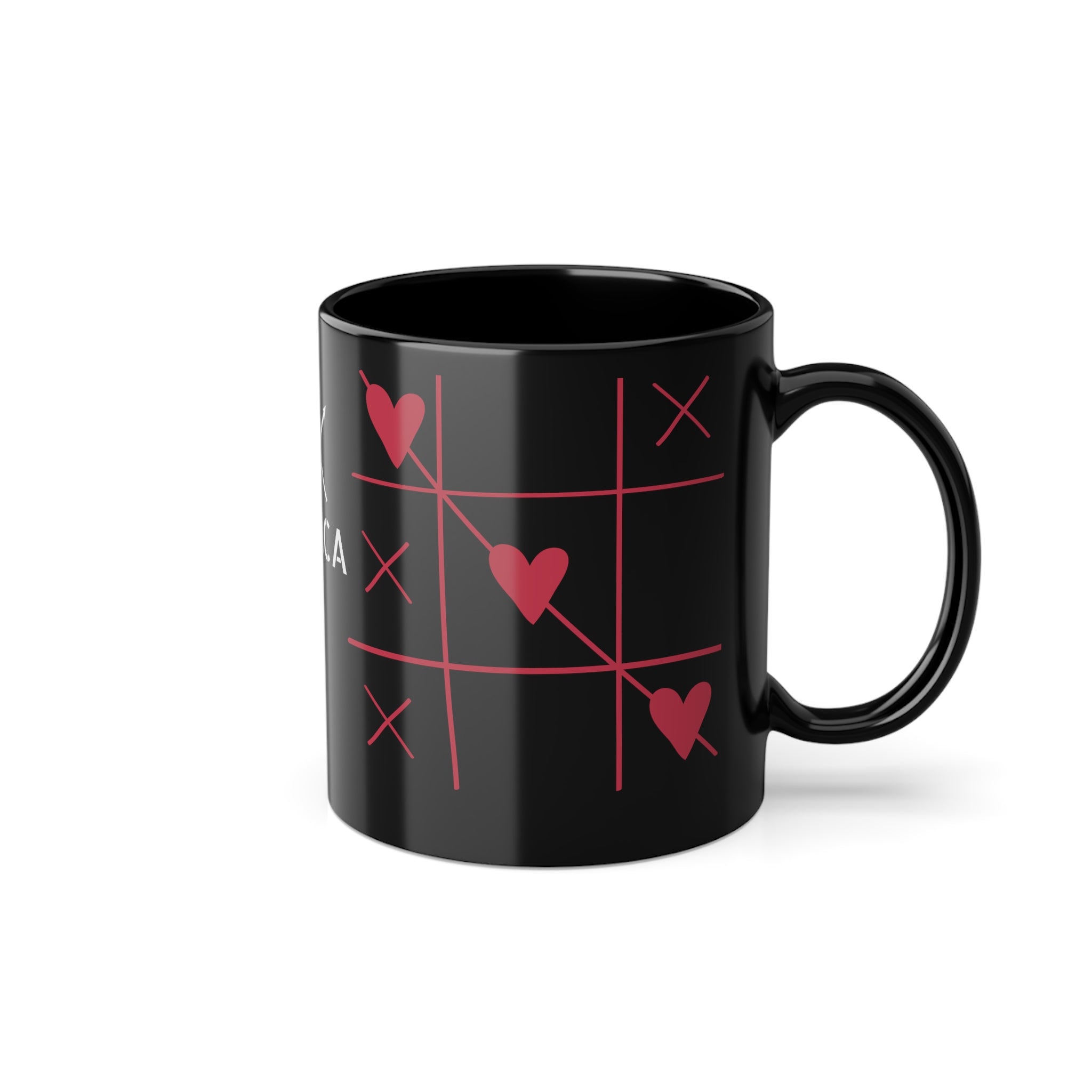 Black Coffee Cup, 11oz