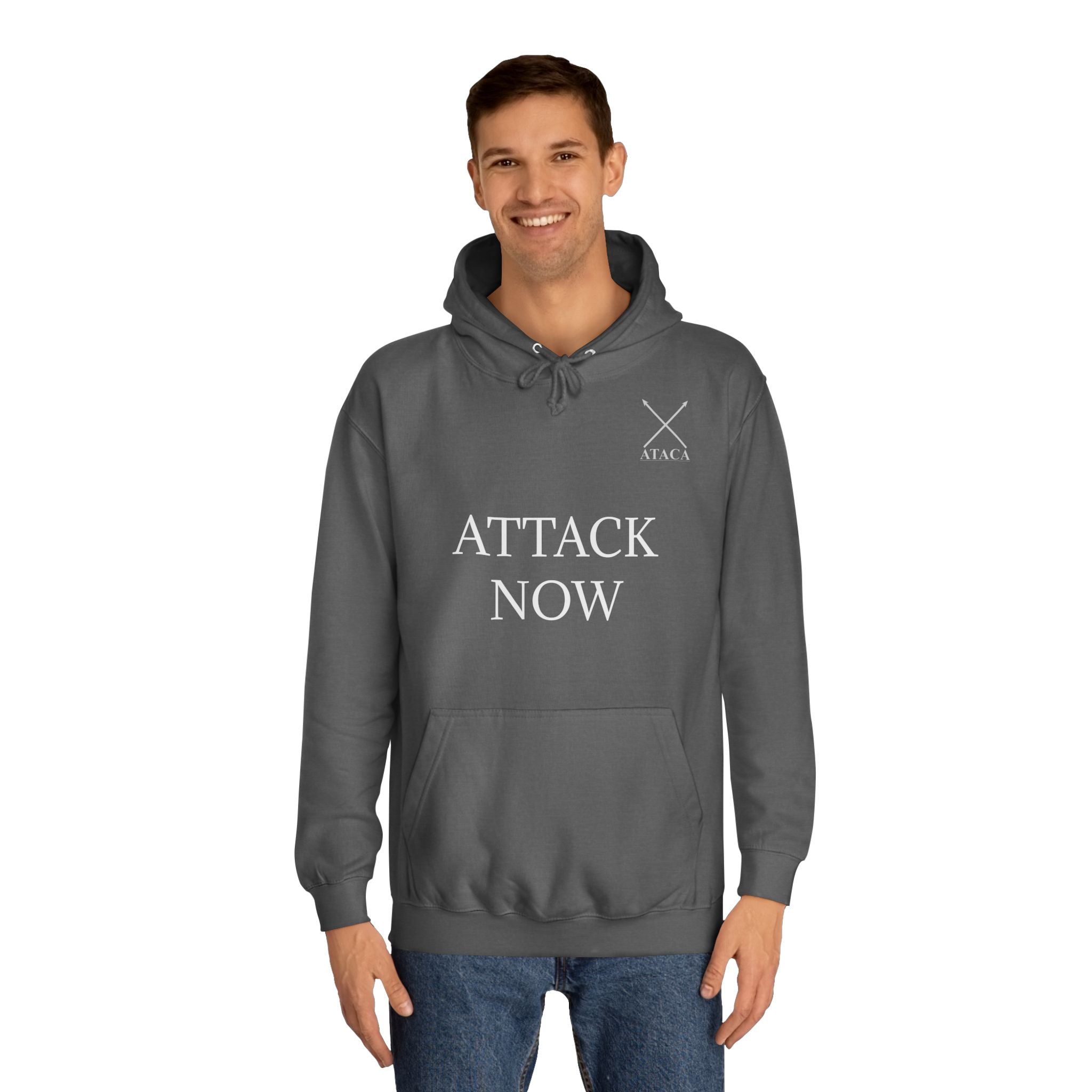 ATTACK NOW Unisex College Hoodie