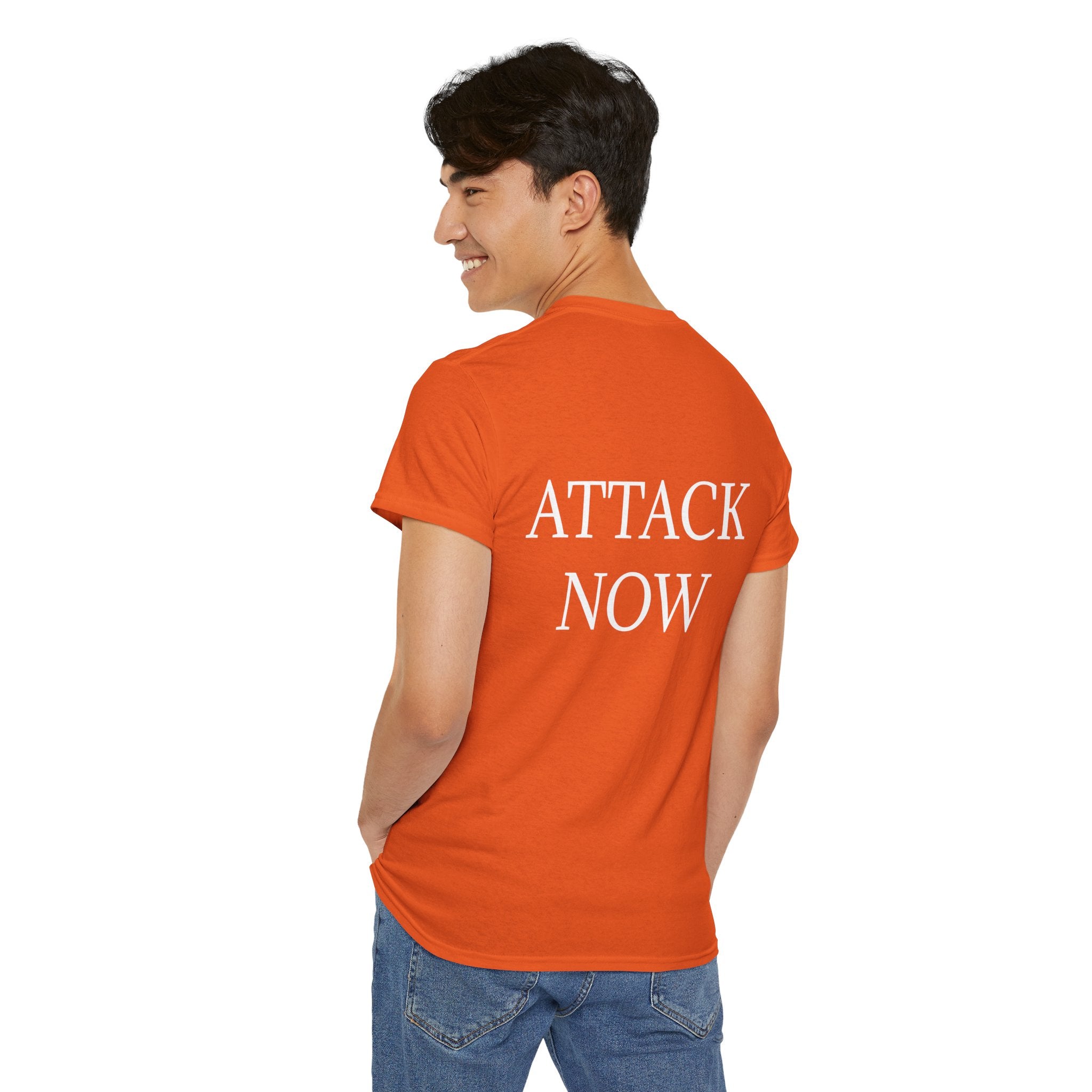 "Attack Now" Unisex Heavy Cotton Tee