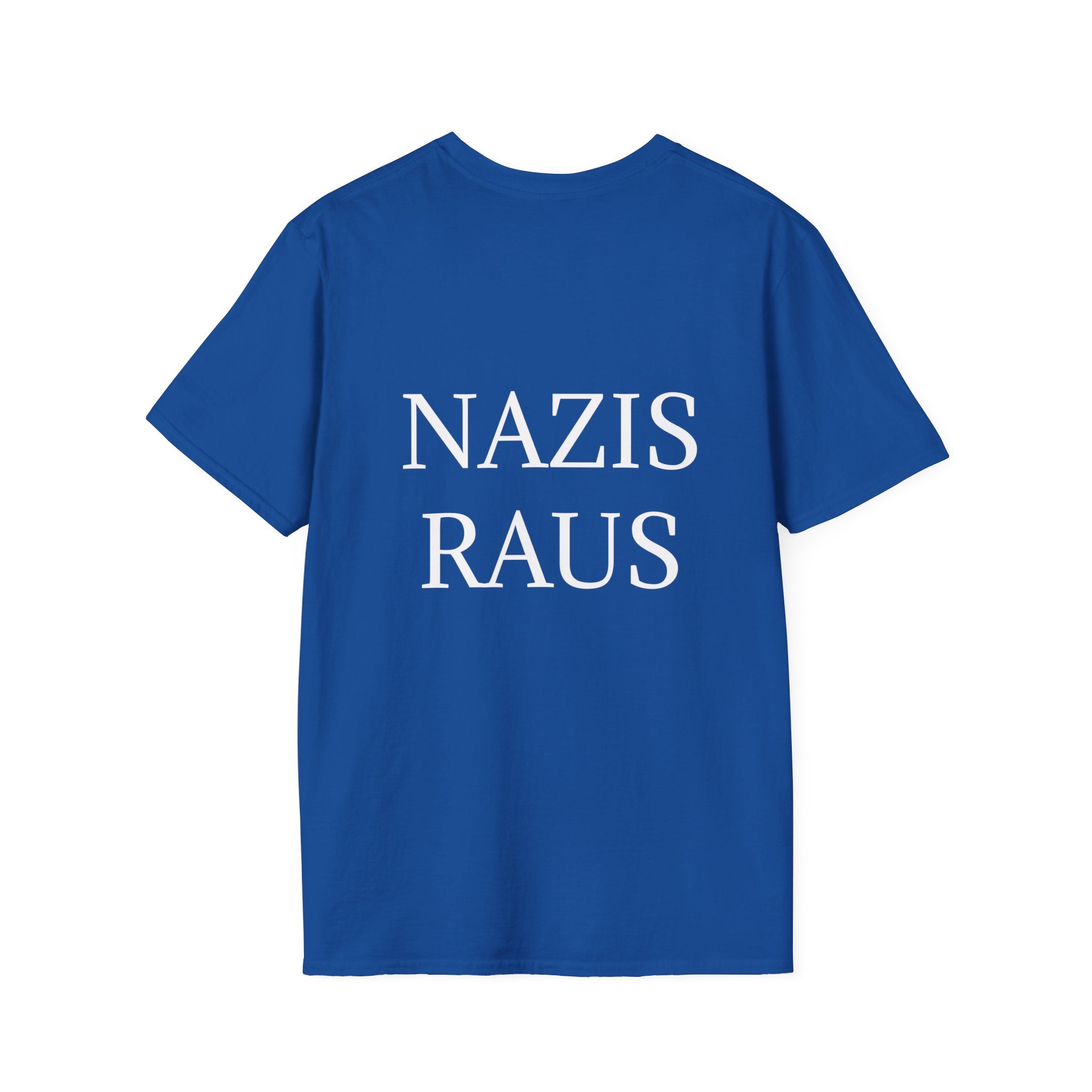 Unisex Softstyle T-Shirt "Nazis Raus"