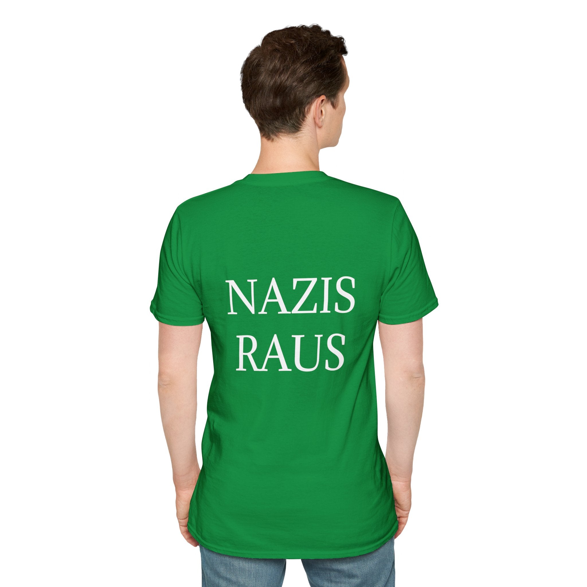 Unisex Softstyle T-Shirt "Nazis Raus"