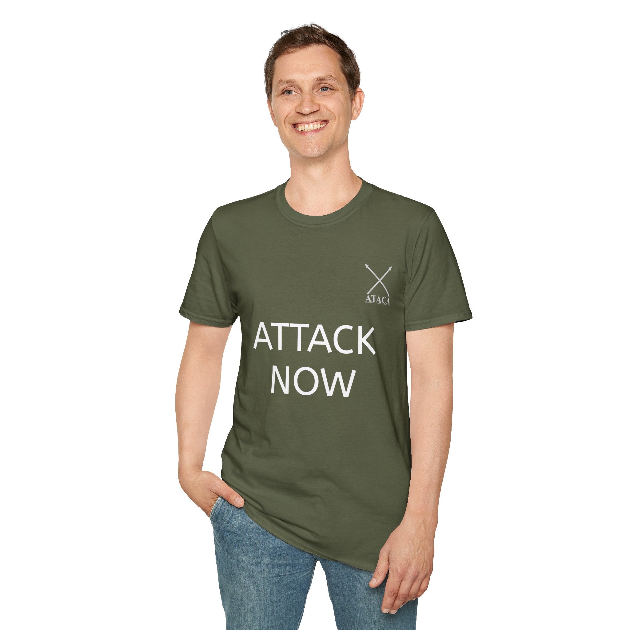 Unisex Softstyle T-Shirt "Atack Now"