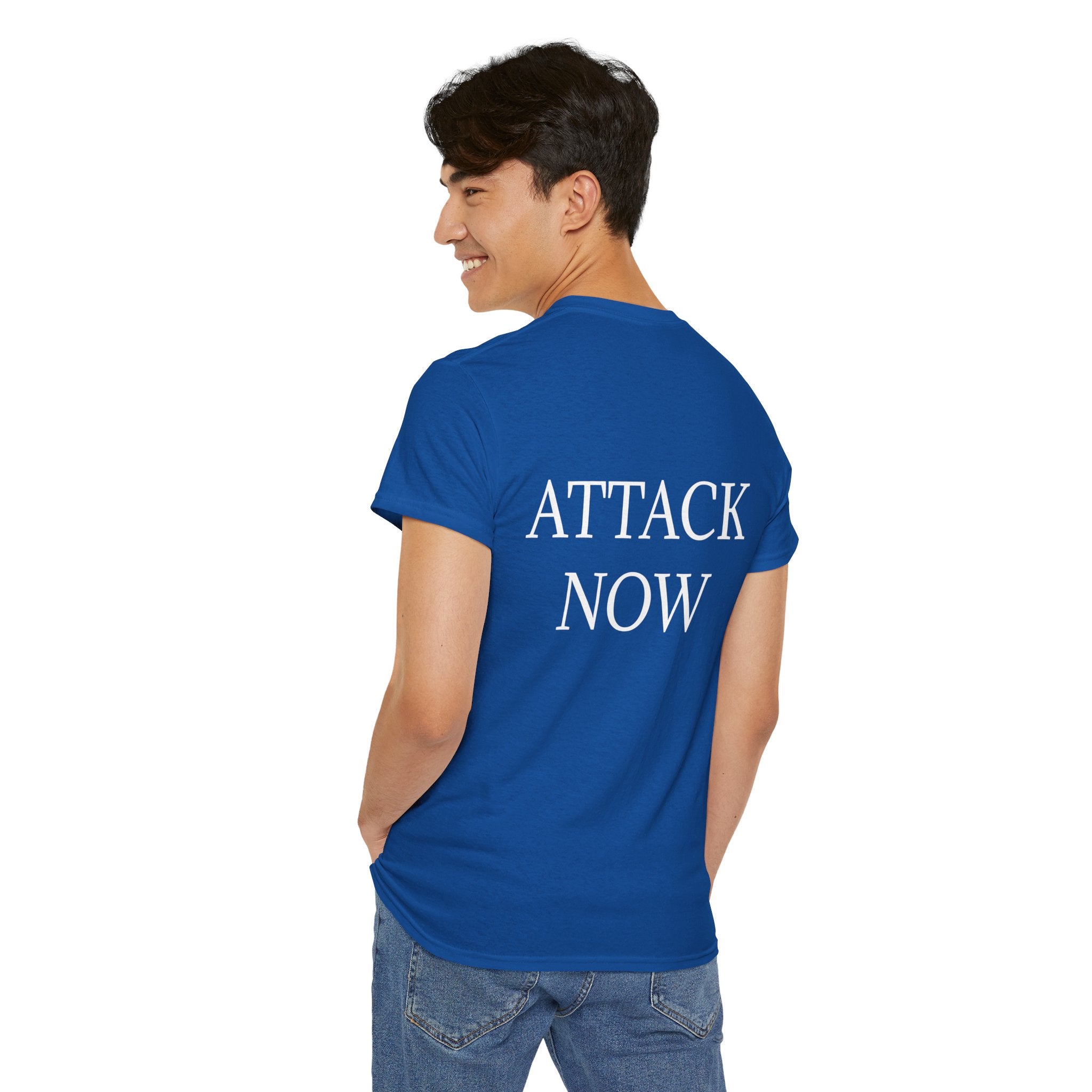 "Attack Now" Unisex Heavy Cotton Tee