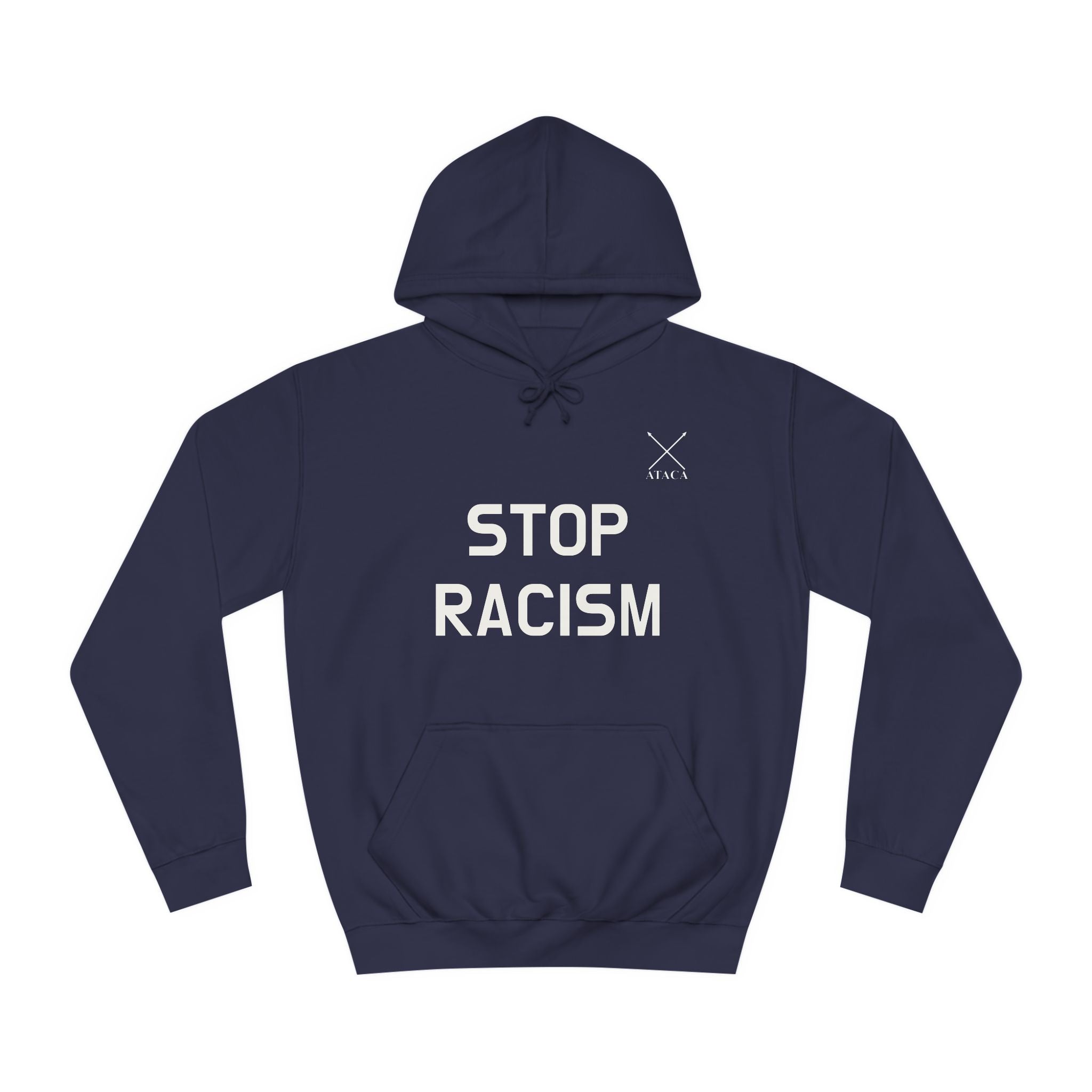 STOP RACISM Unisex College Hoodie