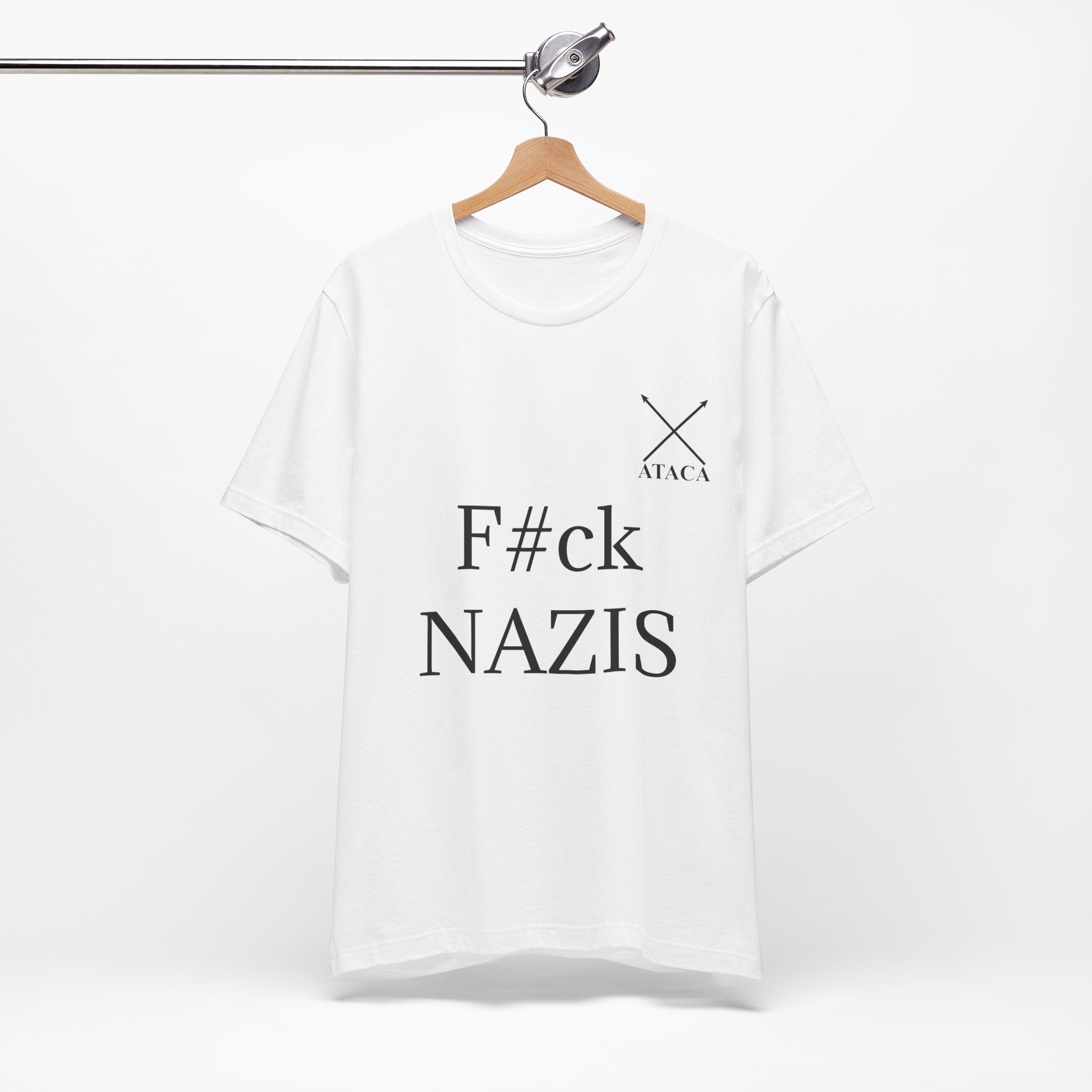 Copy of Unisex Jersey Short Sleeve Tee "F#ck Nazis"