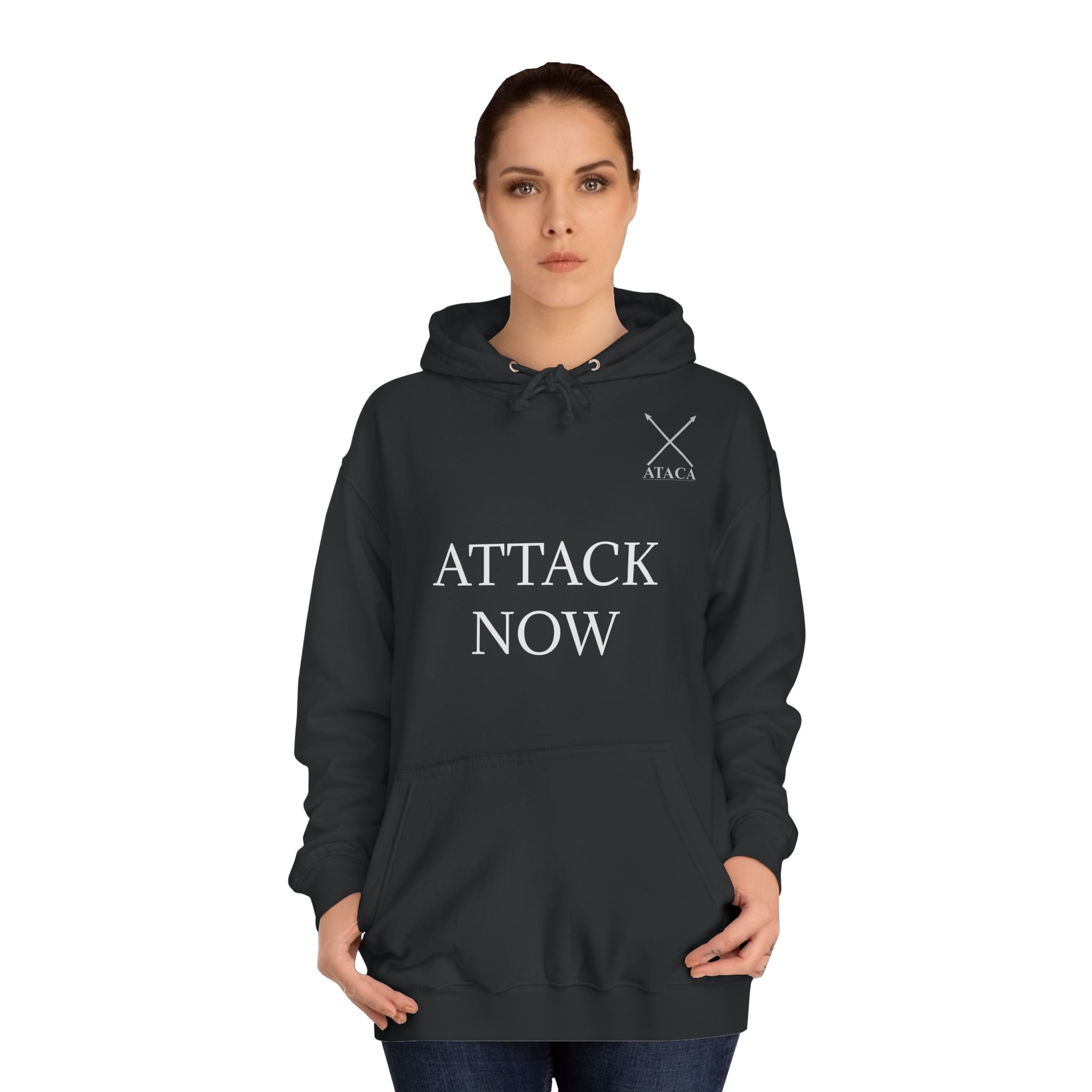 ATTACK NOW Unisex College Hoodie