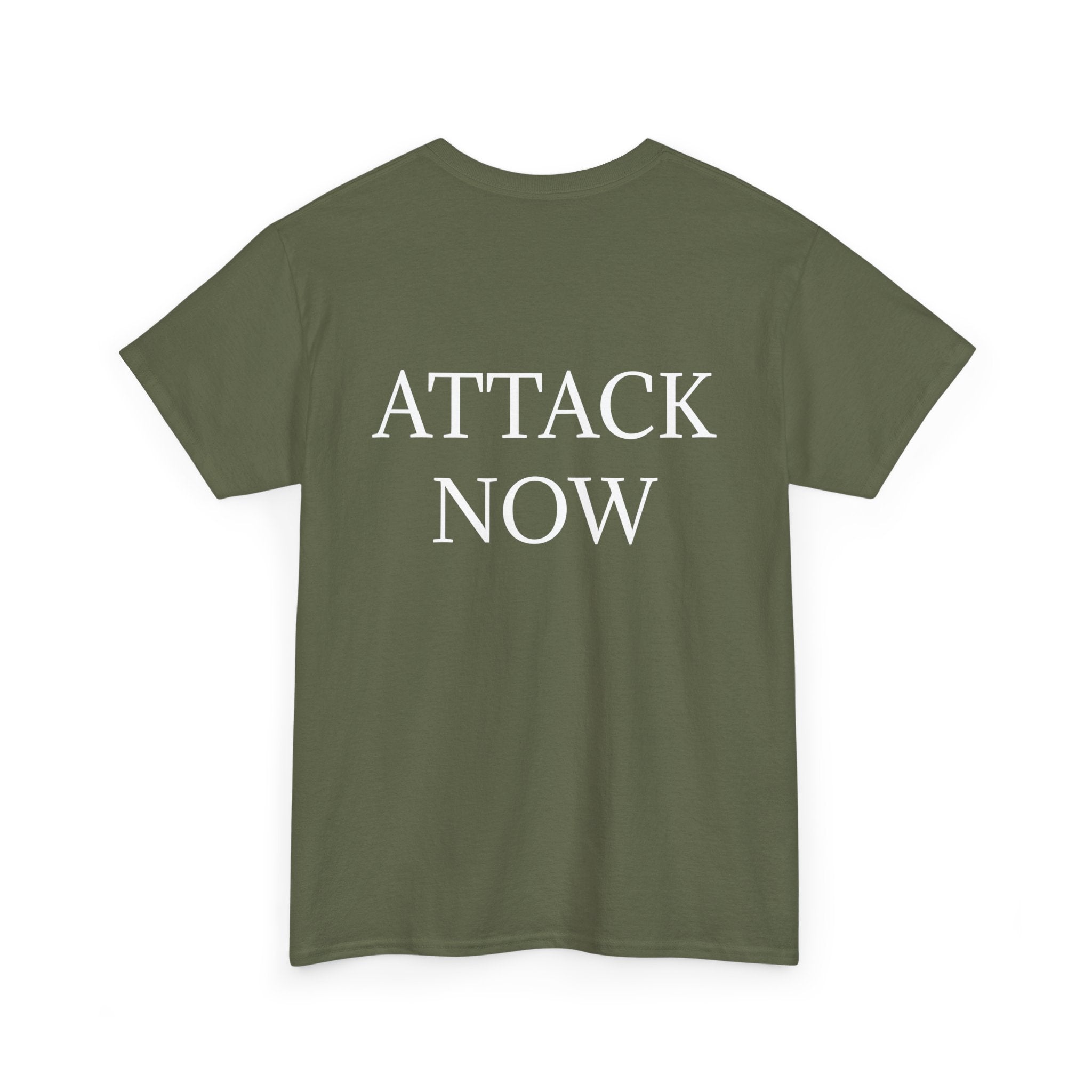 "Attack Now" Unisex Heavy Cotton Tee