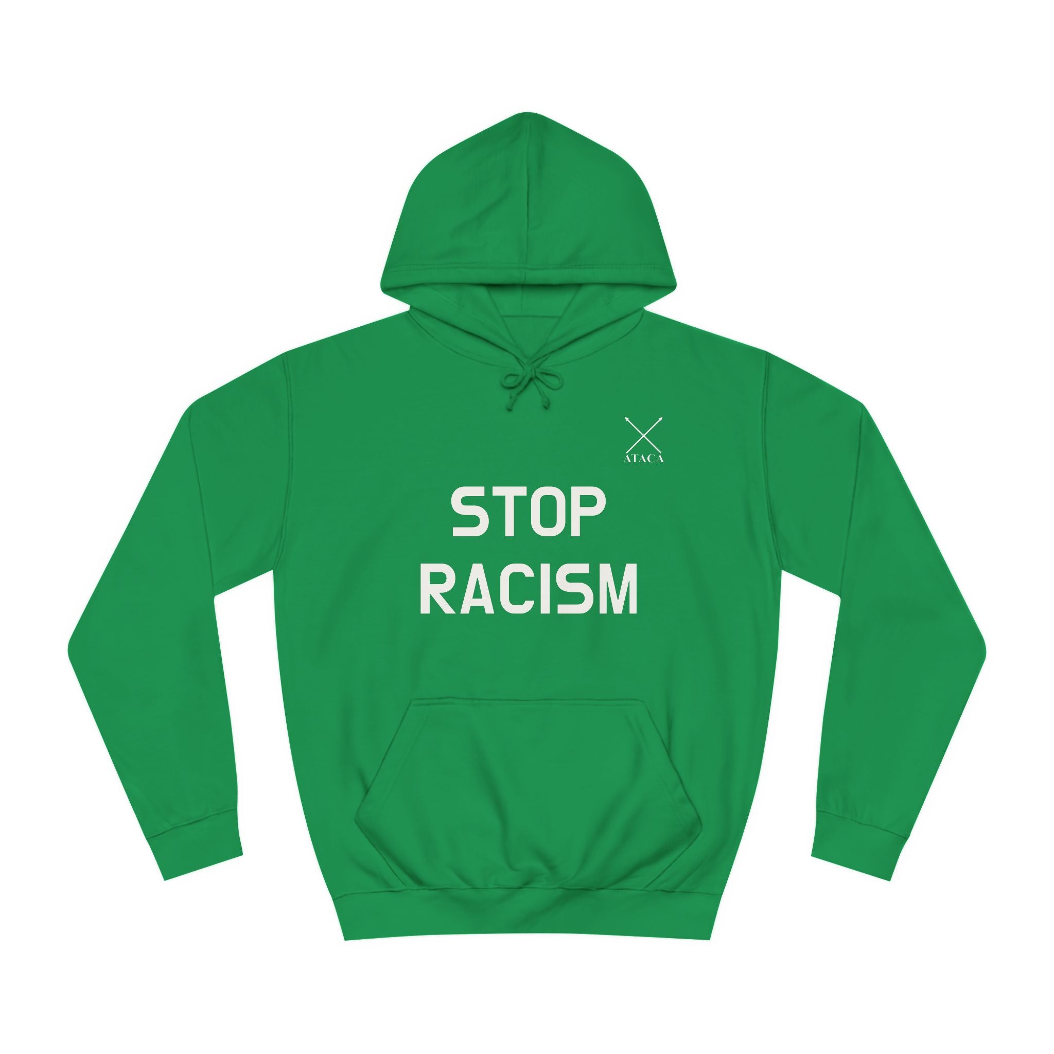 STOP RACISM Unisex College Hoodie