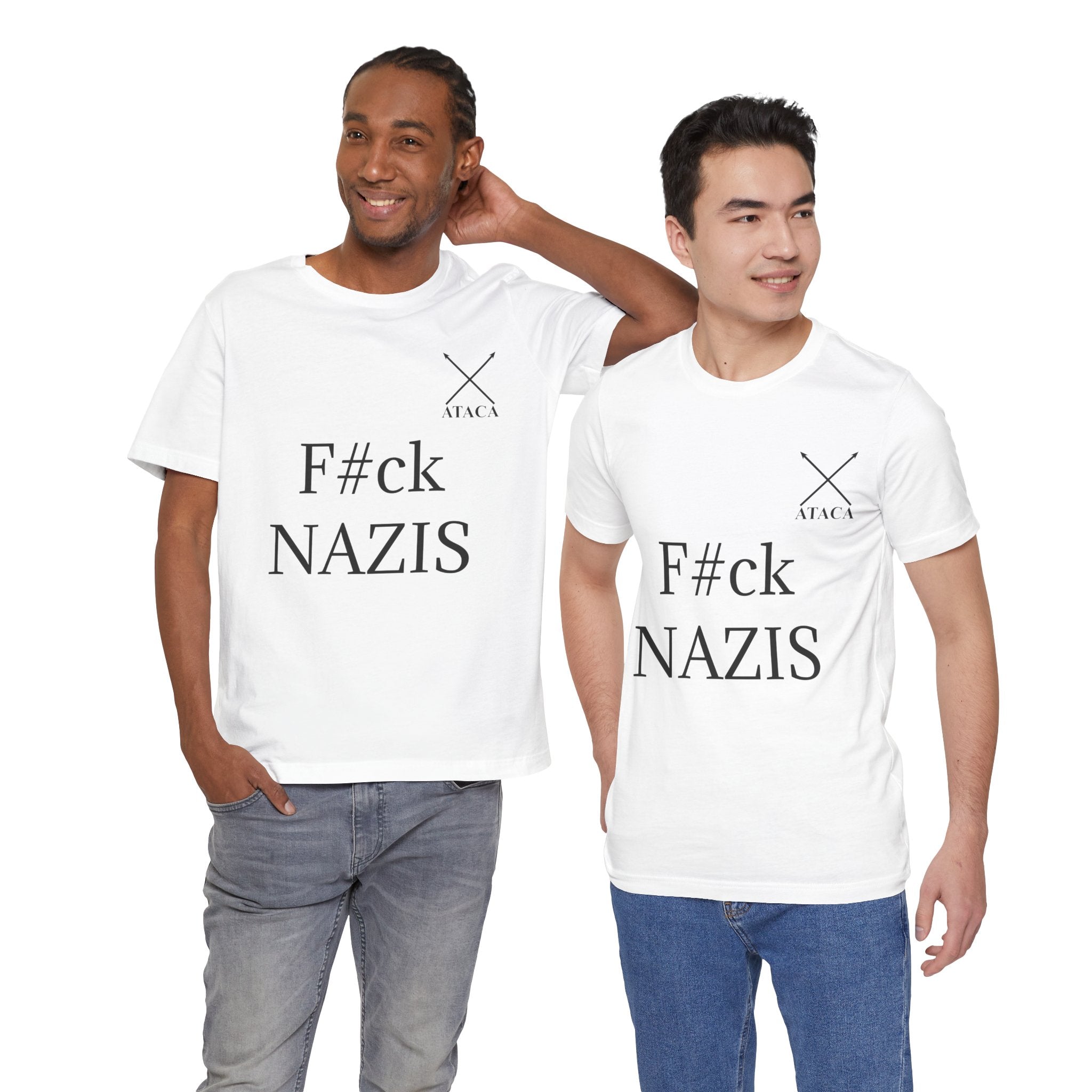 Copy of Unisex Jersey Short Sleeve Tee "F#ck Nazis"