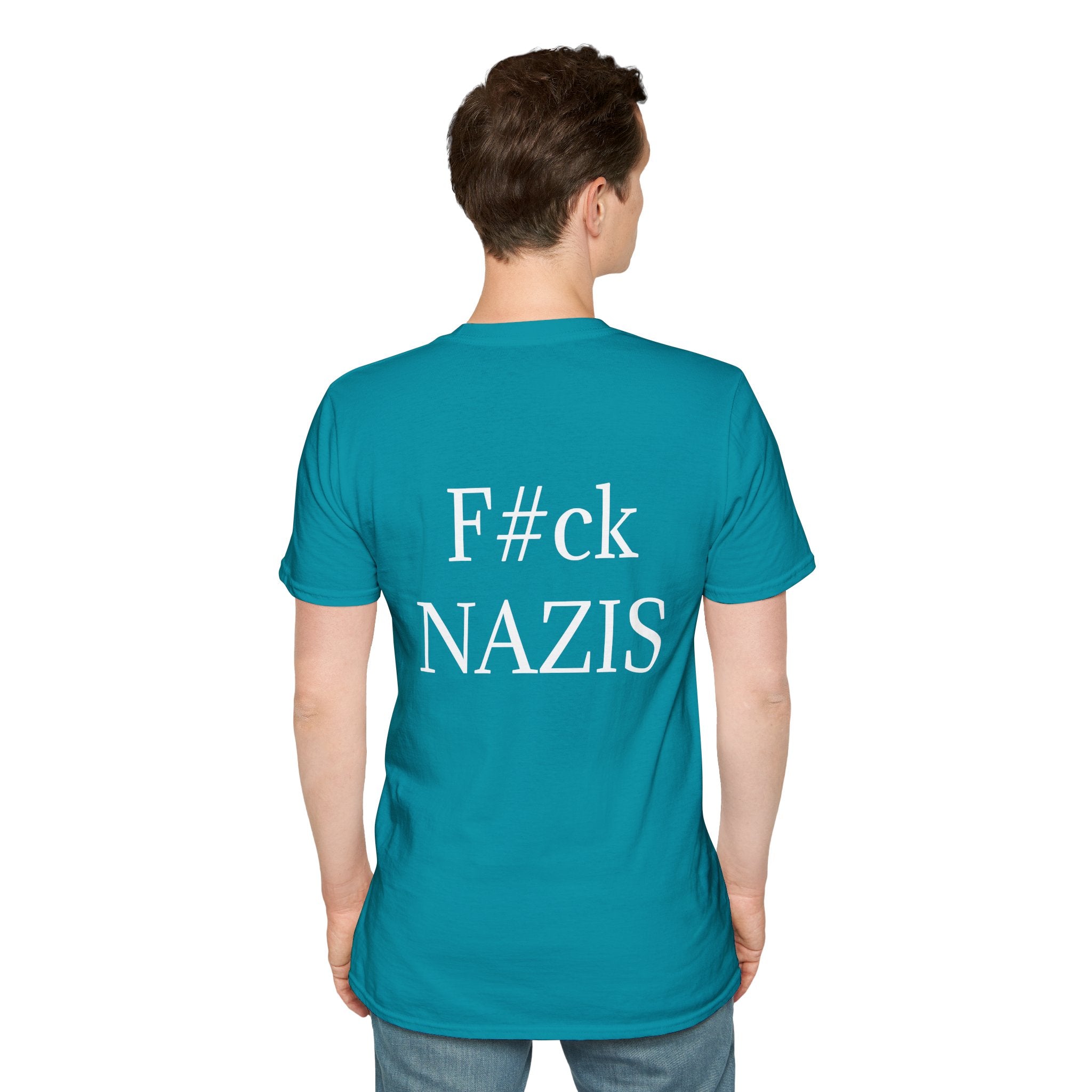 Unisex Softstyle T-Shirt "F#ck Nazis“