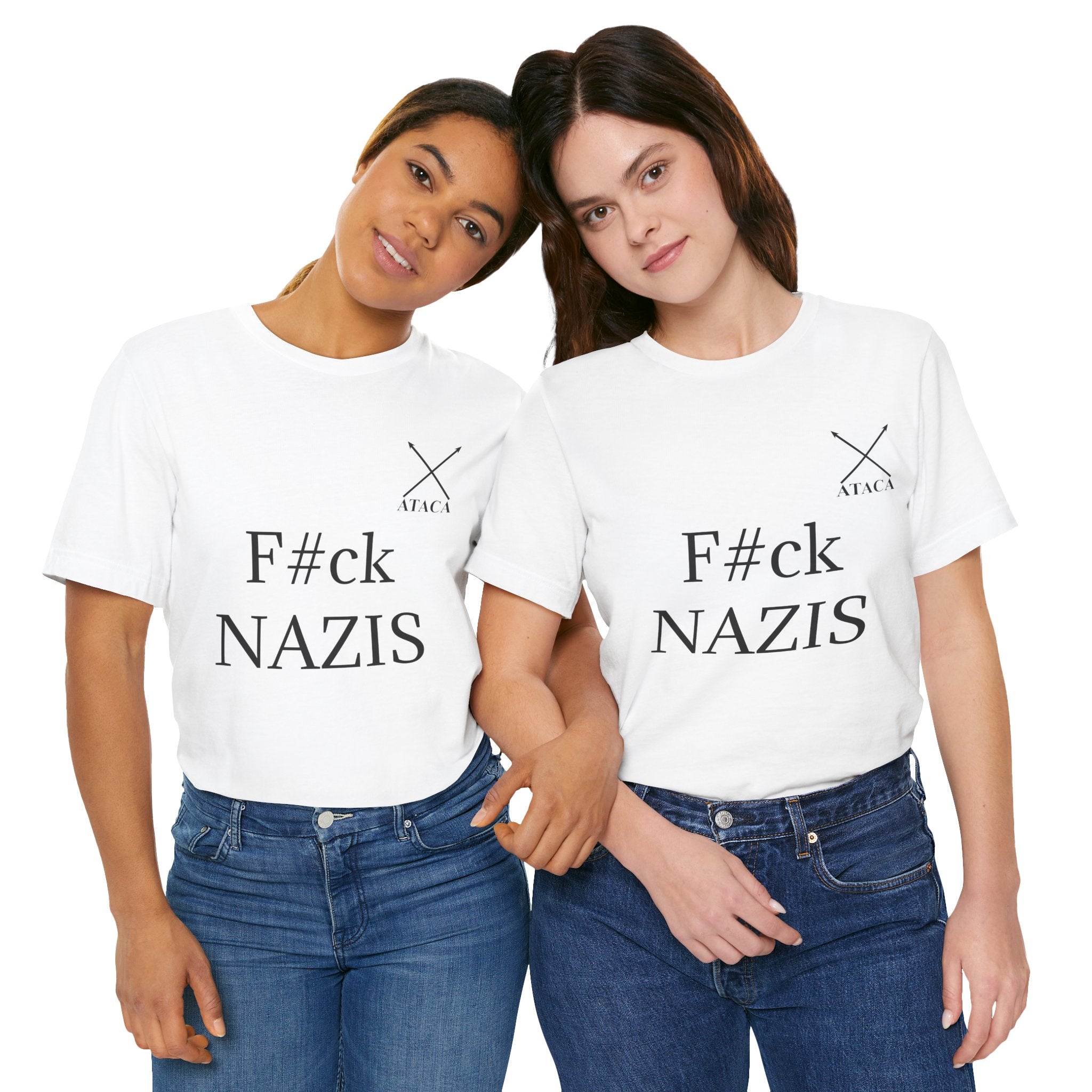 Copy of Unisex Jersey Short Sleeve Tee "F#ck Nazis"