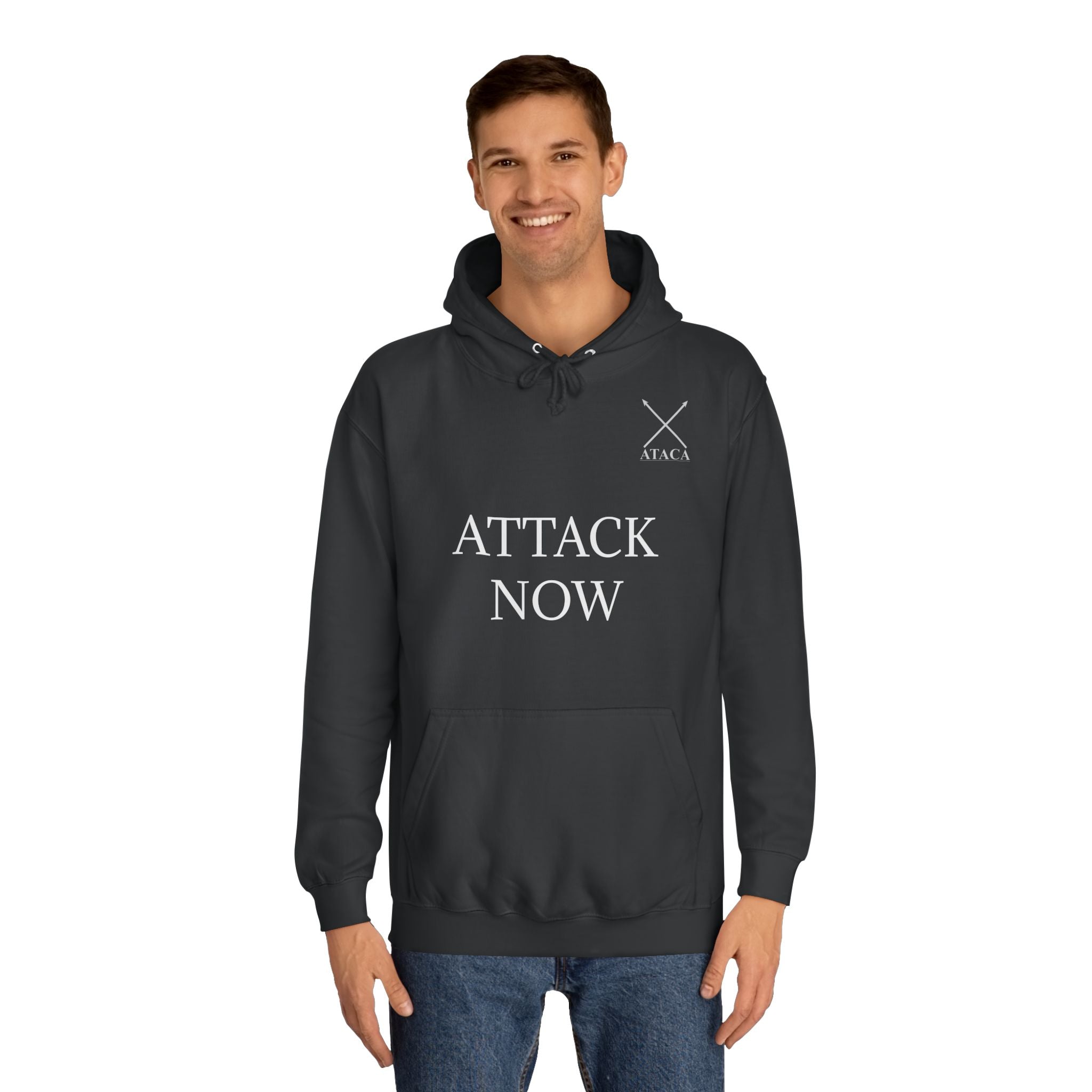 ATTACK NOW Unisex College Hoodie