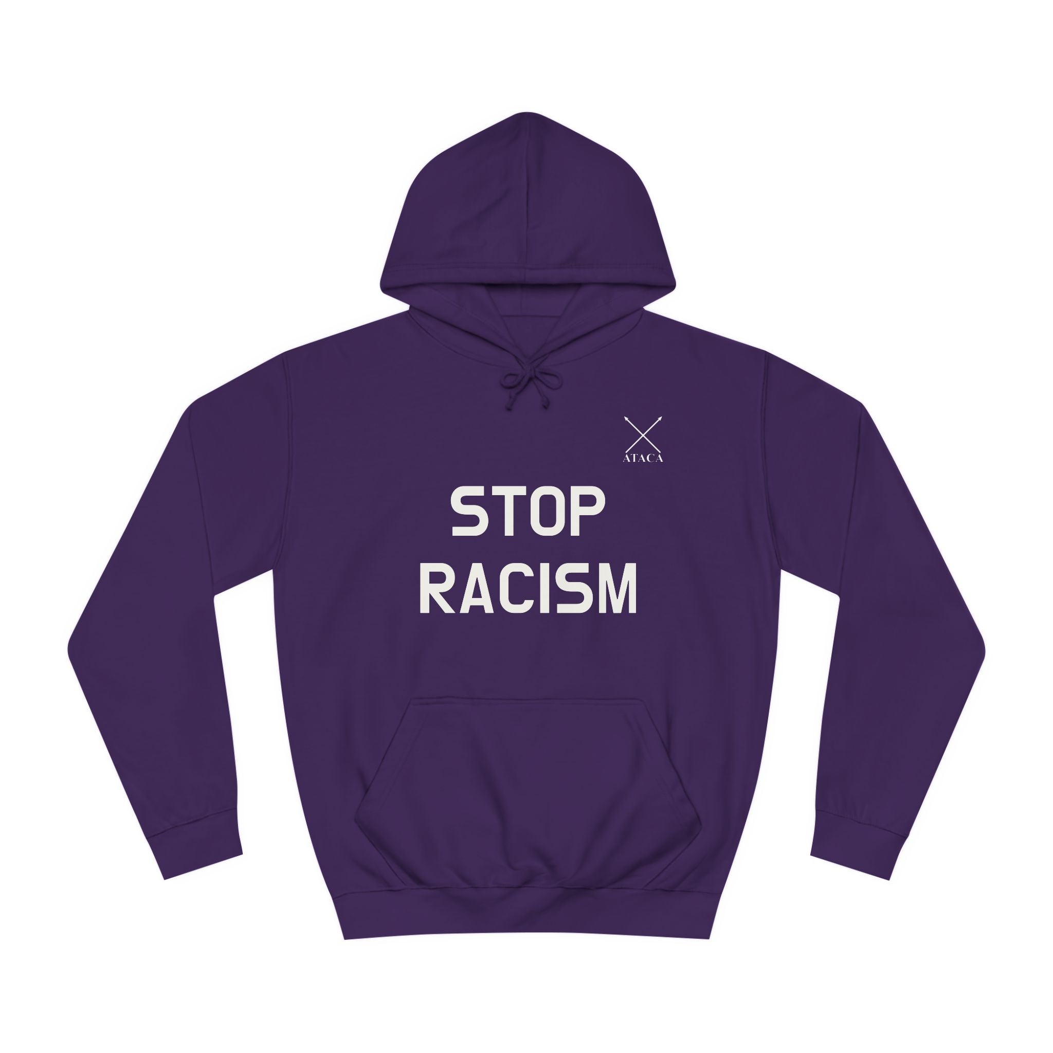 STOP RACISM Unisex College Hoodie