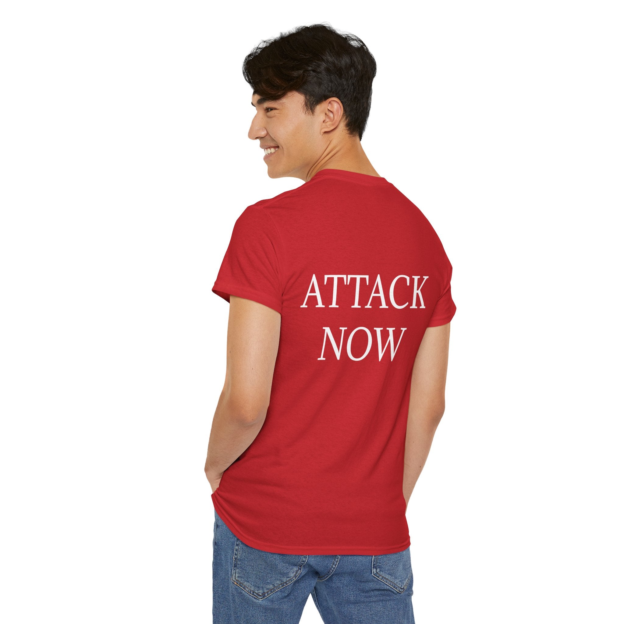 "Attack Now" Unisex Heavy Cotton Tee