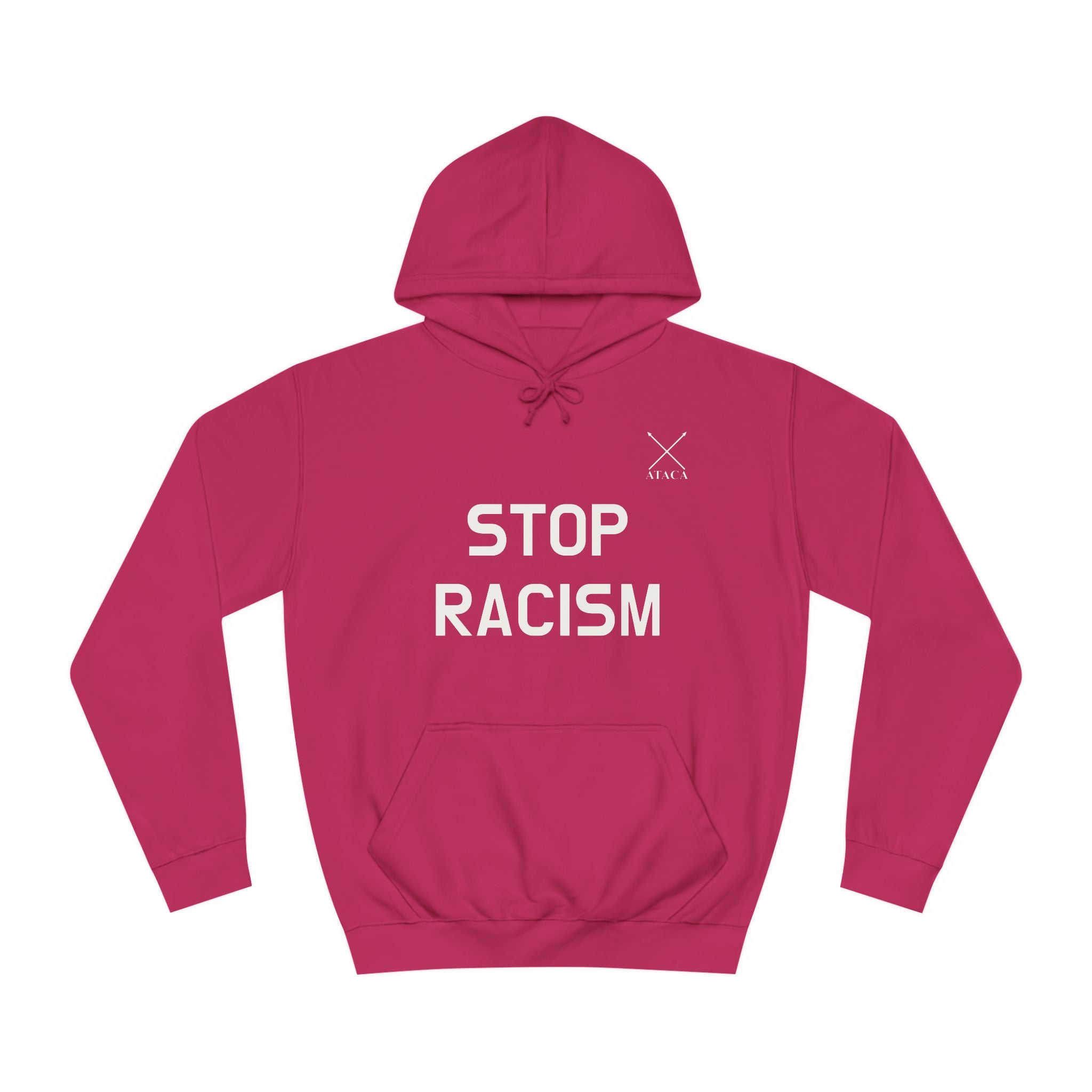 STOP RACISM Unisex College Hoodie