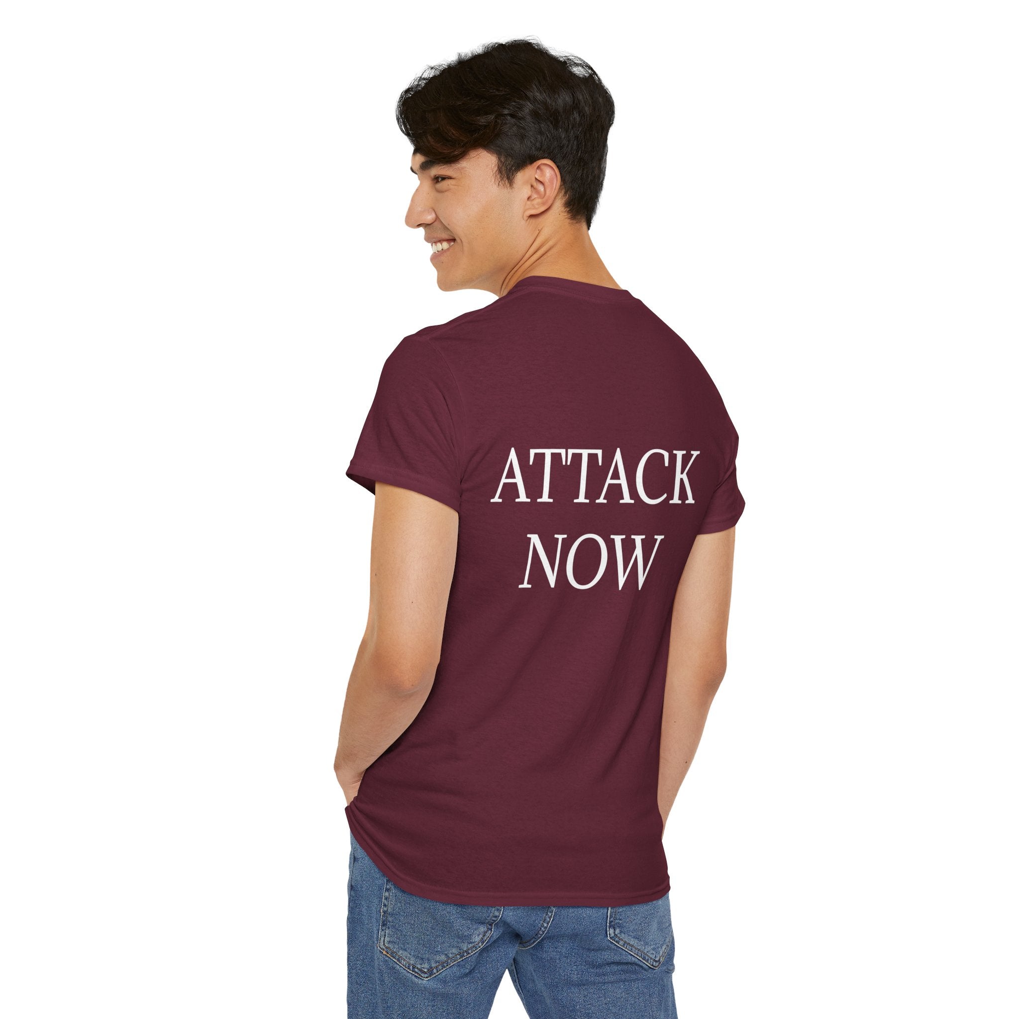 "Attack Now" Unisex Heavy Cotton Tee