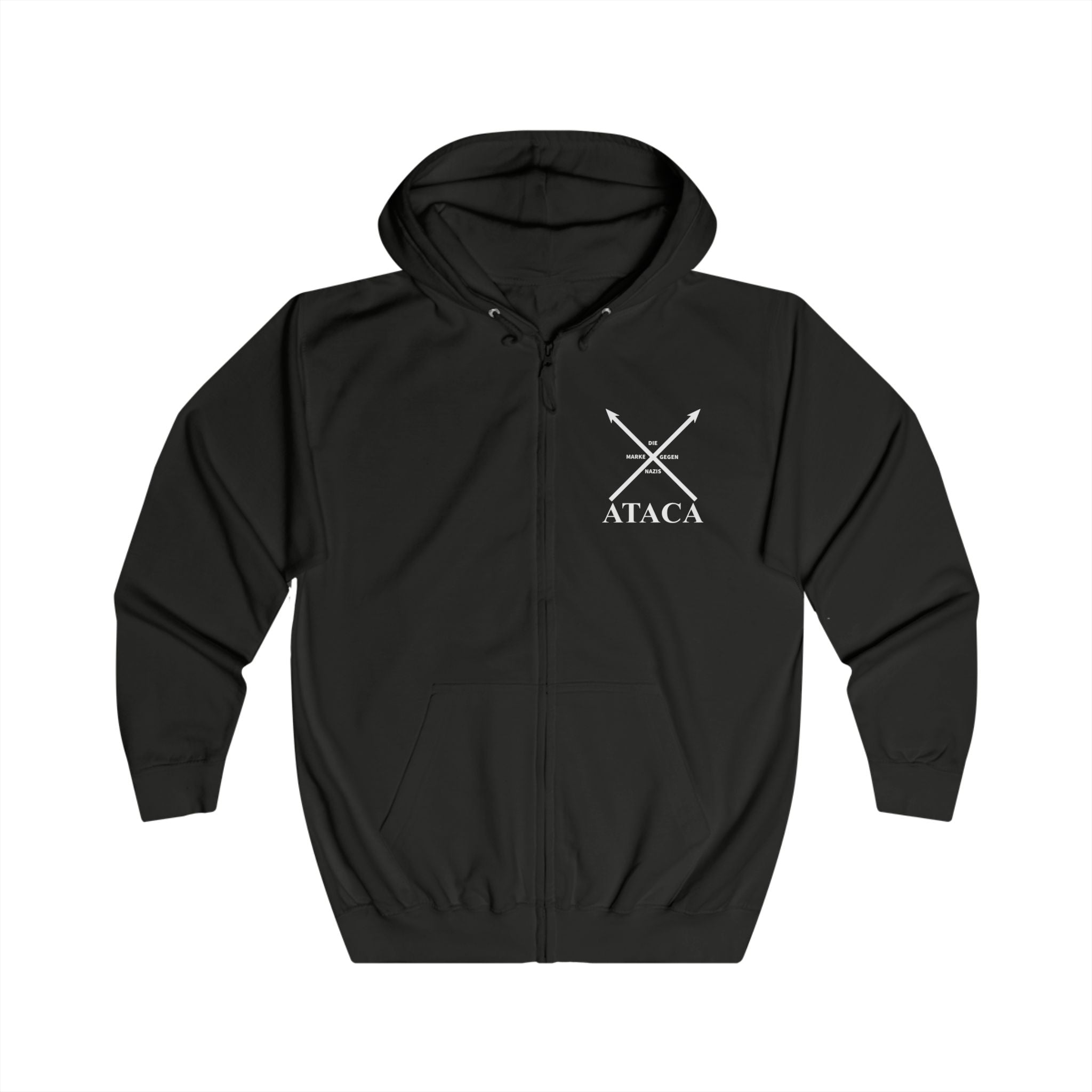 Unisex Full Zip Hoodie - Ataca