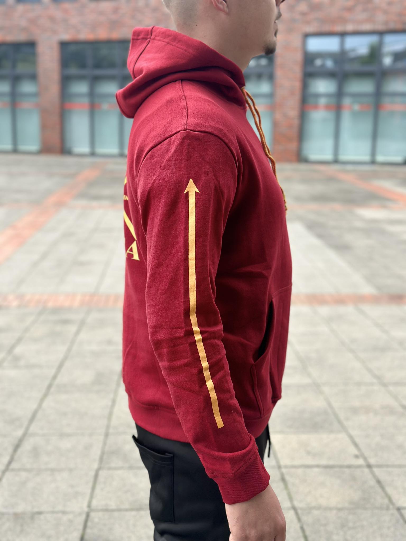 Hoodie rot / red